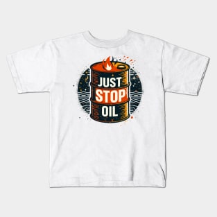 Just Stop Oil Kids T-Shirt